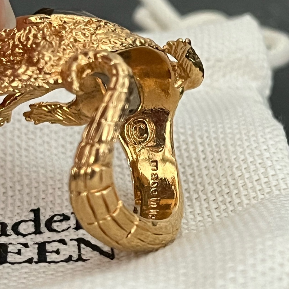Alexander McQueen Salamander Ring - Picture 10 of 11